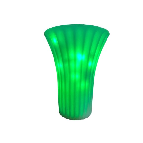 VTG Milk Glass Fluted Rippled Vase - Picture 2 of 8